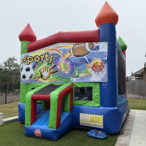 Standard moonwalk bounce house rental in Hutto TX 78634